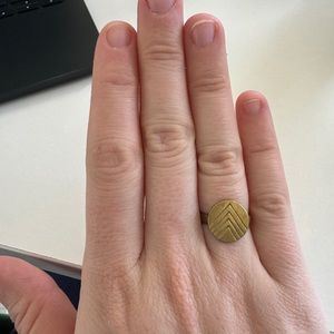 Fair Trade Brass Arrow Ring
